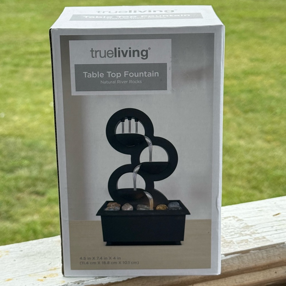 🔥HP🔥True living tabletop Fountain- New